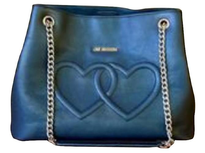 Love Moschino Handbags Black Leather  ref.410039